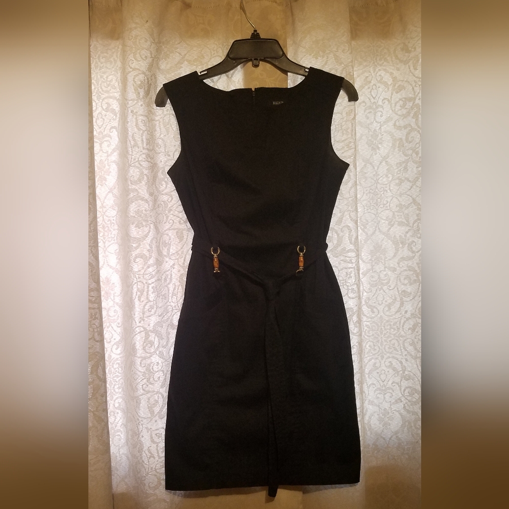 EllenTracy Petite Small Elegant Black Dress
